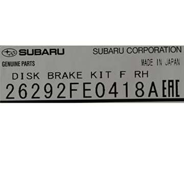 Subaru Brake Caliper - 26292FE0418A