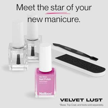 Nailboo Velvet Lust Polish - Salon Quality Mauve Nails
