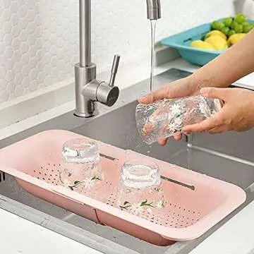 Collapsible Sink Colanders - Versatile Kitchen Strainer