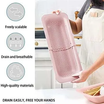 Collapsible Sink Colanders - Versatile Kitchen Strainer