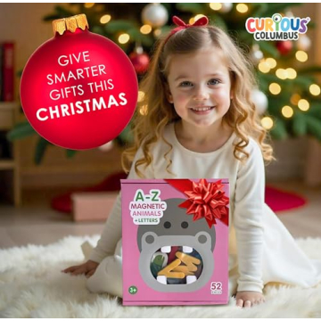 Curious Columbus Animal Magnets for Fun Learning Toys