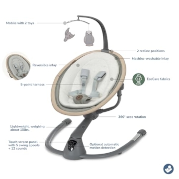 Maxi-Cosi Cassia Baby Swing: 360° Comfort & Style