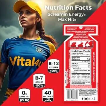 Screamin Energy Max Hit - Maximum Strength Energy Shot with Ginseng & Caffeine - Coffee Mocha, 24 Ct