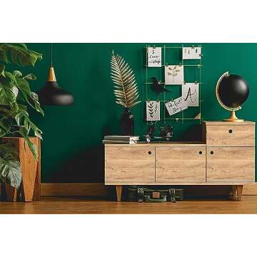 d-c-fix 346-8147 Decorative Self-Adhesive Film, Ribbeck Oak, 26" x 78" Roll