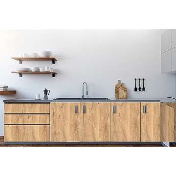 d-c-fix 346-8147 Decorative Self-Adhesive Film, Ribbeck Oak, 26" x 78" Roll