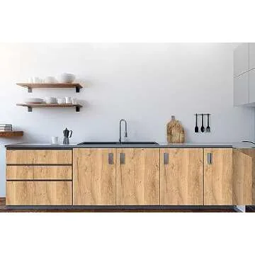 d-c-fix 346-8147 Decorative Self-Adhesive Film, Ribbeck Oak, 26" x 78" Roll