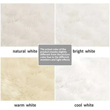 SERISSA Soft Faux Fur Rug for Cozy Stylish Home Decor