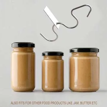 Peanut Butter Stirrer - Mixer Tool, Multipurpose Stainless Steel Nut Butter Manual Churner Gadgets Jam Stirring Tools, Nut Butter Stirrer Tool For Mixing Various Butter, Peanut, Almond for Kitchen