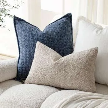Buy Foindtower Boucle Throw Pillow Covers - Cozy Decor