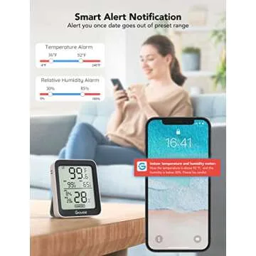 Govee Bluetooth Indoor Hygrometer Thermometer 3 Pack