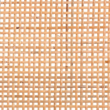 Baxton Studio Abelia Rattan and Mahogany Accent Bench