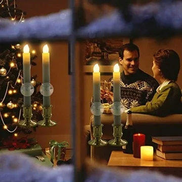 Verdenu Remote Control Christmas Window Candles