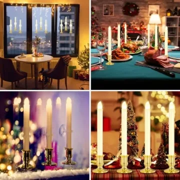 Verdenu Remote Control Christmas Window Candles