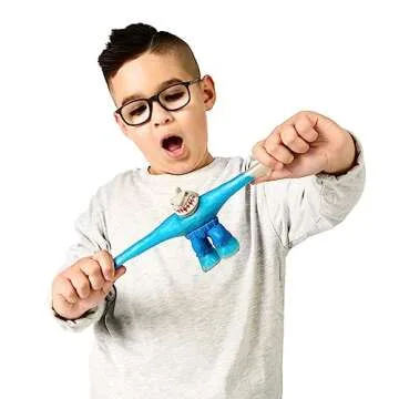 Heroes of Goo Jit Zu Goo Shifters DC Super Villain Stretchy Action Figure Hydro Attack King Shark. Incredibly Mushy DC 4.2" Toy Figure. Crush The Core!