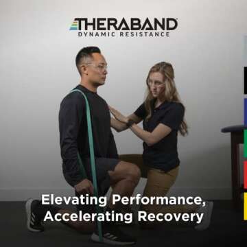 THERABAND High Resistance Bands Set - Flexible Exercise Solution