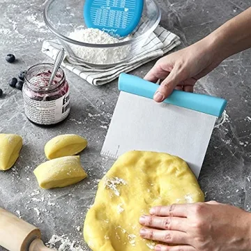 Premium Spring Chef Bench Scraper for Easy Cooking Tasks