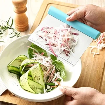 Premium Spring Chef Bench Scraper for Easy Cooking Tasks