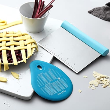 Premium Spring Chef Bench Scraper for Easy Cooking Tasks