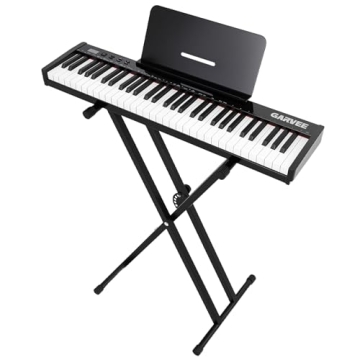61 Key Full Size Portable Electronic Keyboard Piano Set