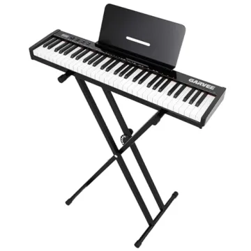 61 Key Full Size Portable Electronic Keyboard Piano Set