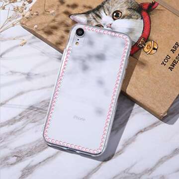 ECOLOG Pcs Pearls for Crafts,Self Adhesive Pearl Stickers Flatback Beads Half Round Pearls for Face Beauty Makeup Nail Art Cell Phone DIY Crafts Home Decor Scrapbooking Embellishments, 2/3/4/5mm