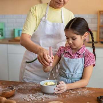 Lamson Vintage Mini Avocado and Potato Masher, Walnut Handle