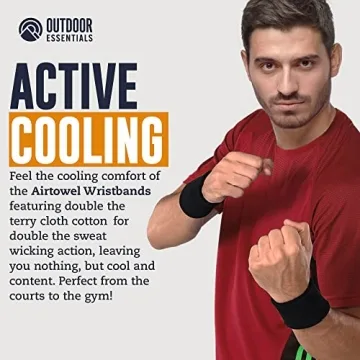 OutdoorEssentials Sweat Bands for Wrists - Perfect for Active Lifestyles!