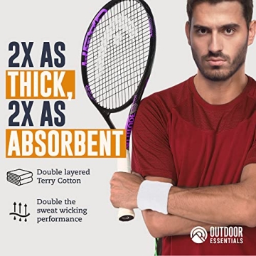 OutdoorEssentials Sweat Bands for Wrists - Perfect for Active Lifestyles!