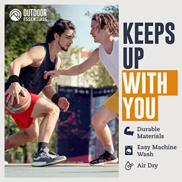 OutdoorEssentials Sweat Bands for Wrists - Perfect for Active Lifestyles!
