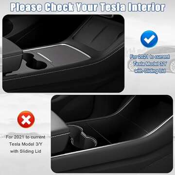 XINTUO 3Pcs Center Console Organizer Tray Compatible for Tesla Model 3 Model Y Accessories 2024 2023...