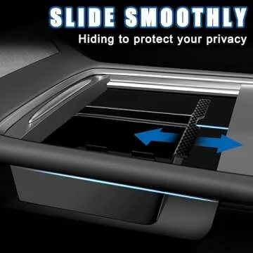 XINTUO 3Pcs Center Console Organizer Tray Compatible for Tesla Model 3 Model Y Accessories 2024 2023-2021 Armrest Hidden Drawer Storage Box [Not Compatible for Model 3 2024]