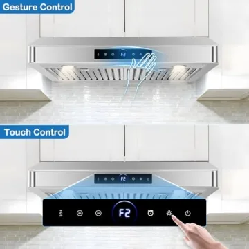 30 inch Range Hood with 1200 CFM & Gesture Control