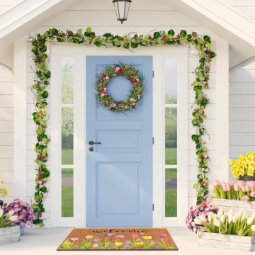 Ceenna Valentine's Day Coir Doormat for Spring Decor