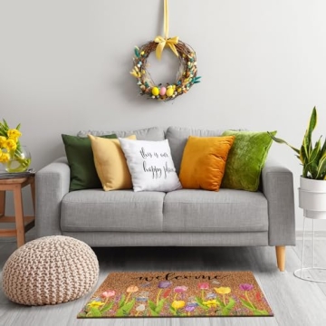 Ceenna Valentine's Day Coir Doormat for Spring Decor