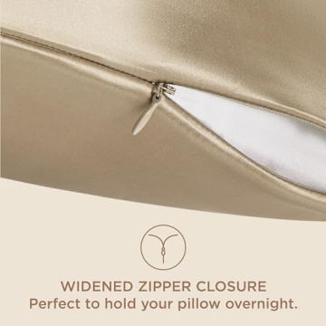 Luxurious Bedsure 100% Mulberry Silk Pillowcase Set 2 Pack