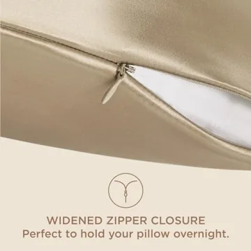 Luxurious Bedsure 100% Mulberry Silk Pillowcase Set 2 Pack