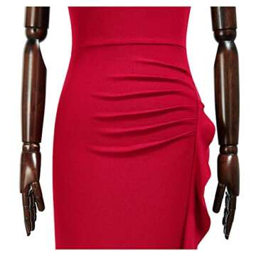 Elegant Miusol Women's Ruffles Cocktail Dress for Events