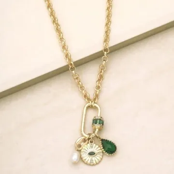 Elegant Ettika Long Necklace - Gold Plated Jewelry