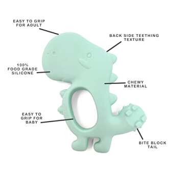 Brushing Buddy Fun Silicone Teether and Mouth Prop Toy