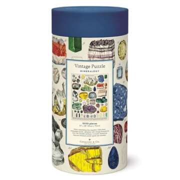Cavallini Papers & Co. Minerologie 1,000 Piece Puzzle, Multi