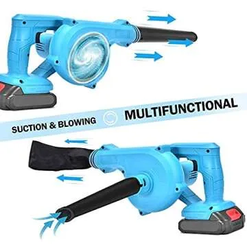 Timstono Cordless 2-in-1 Leaf Blower & Vacuum