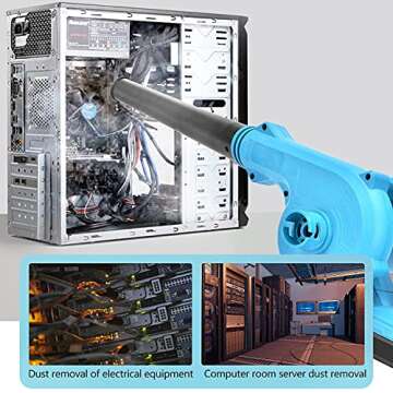 Timstono Cordless 2-in-1 Leaf Blower & Vacuum