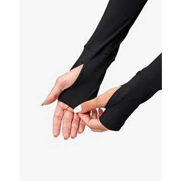 Stylish SANTINY Women's Long Sleeve Crop Workout Top