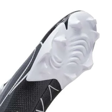 Nike Men's Vapor Edge Team Football Cleats, Black/White/Smoke Grey, 10.5