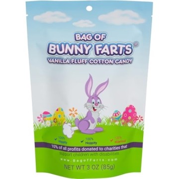 Bunny Farts Vanilla Cotton Candy Fun Easter Birthday Gift