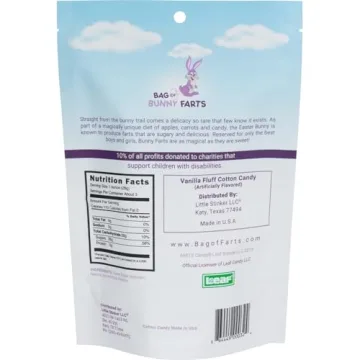 Bunny Farts Vanilla Cotton Candy Fun Easter Birthday Gift