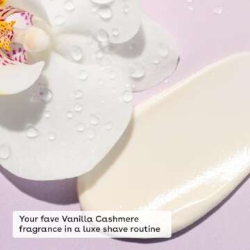 eos Cashmere Skin Collection Post-Shave Smooth Body Cream- Vanilla Cashmere Scented, 72-Hour Hydration, 7 fl oz