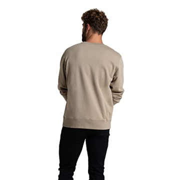Eversoft Men's Crewneck Sweatshirt - Khaki, S-4X