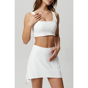 Stylish QINSEN Crop Top and Mini Skirt Set for Women