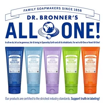 Dr. Bronner's Organic Shaving Soap for Sensitive Skin 7oz
